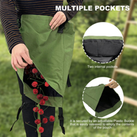 Tablier de jardinage Mydays personnalisé avec logo, tablier de récolte en toile robuste pour jardinier et ouvrier de verger