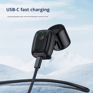 2026 New 1200mAh Handheld Fan Clip-On Outdoor Hat Fan Three-Speed Wind Adjustment Brushless Motor Type-C Charging - Product Image 2