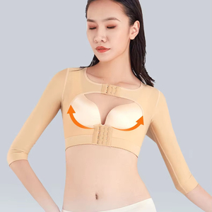 Vêtement de Compression postopératoire à manches longues bras Shaper liposuccion <span class=keywords><strong>augmentation</strong></span> <span class=keywords><strong>mammaire</strong></span> <span class=keywords><strong>post</strong></span>-chirurgie soutien-gorge femmes Shapewear - Product Image 2