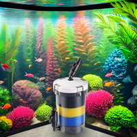 Filtre externe pour aquarium SUNSUN, nouveau design, en plastique ABS transparent, avec lampe UV, écologique