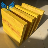 Panneau de contreplaqué jaune 3 plis haute résistance, réutilisable et durable pour coffrage de bois