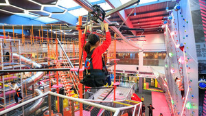 Tùy chỉnh PVC nhựa tập thể dục bóng rổ bọt khối Đại Dương quả bóng Toddler trong nhà Trampoline công viên thương mại sân chơi trong nhà - Product Image 2