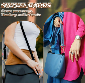 Accesorios de hardware para bolsos, hebillas, ganchos para correas de bolsos, cerraduras de hardware desmontables, hebillas de correa de bolsa de metal, hebillas de correa para mochila. - Product Image 6