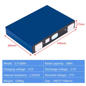 电动汽车用3.7V 50ah 58ah锂离子电池CALB三元太阳能棱镜电池 - Product Image 2