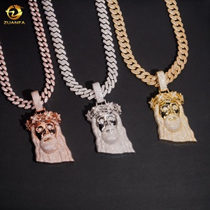 Nouveautés Hip Hop Iced Out Pass Diamond Tester Pendentif Jésus en argent 925 de luxe pour hommes avec moissanite - Product Image 3
