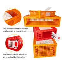 ZZ poules pondeuses en plastique dinde Cage poussin boîte de transfert poulet conteneur volaille Transport caisse
