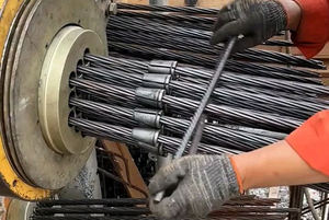 Стальные пряди для преднапряженного бетона диаметром 12,7 мм, стальная проволока BS5896 9,3 мм, прядь PC 1x7, 1860 прядей преднапряженной стали - Product Image 2