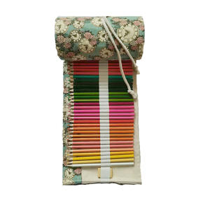 Estuche Enrollable para Lápices de Artista, Gran Capacidad, Hecho a Mano, Bolsa de Lona para Lápices con 36/48/72/100 Orificios, Bolsa para Material de Papelería - Product Image 1