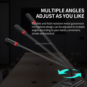 Clavax CLCM-H18 3-Spin XLR Wired High Fidelity Condenser Conference Microphone With 3 Power Supply <strong>Method</strong> 50CM Pickup Range - Product Image 5