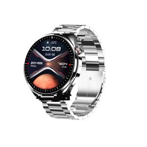 Reloj Intelligente Smartwatch <span class=keywords><strong>Montre</strong></span> Connected Smart Watch C4 Pro Bracelets en acier inoxydable en <span class=keywords><strong>cuir</strong></span> à écran rond - Product Image 2