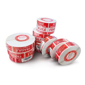 Etiquetas de Advertencia de Embalaje con Impresión Personalizada, Frágiles - Product Image 4