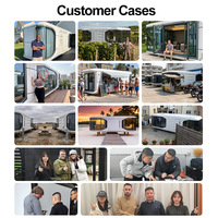 Casa Móvil Prefabricada de Lujo Tipo Cabaña Apple, Cápsula Espacial Modular, Casa Contenedor Prefabricada en Venta