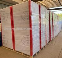 Vente en gros de feuilles de Coroplast vierges Feuille de polypropylène 4x8 Coroplast Panneaux en plastique ondulé Feuille Corex
