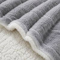 Manta Eléctrica Bearhug Tamaño Completo 77 X 84, 10 Niveles de Calor, Apagado Automático de 1 a 12 Horas, Piel Sintética Sherpa de Doble Cara