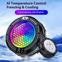 Ventilateur de refroidissement magnétique TEC pour téléphone portable avec contrôle de température IA, lumière RGB, pour radiateur de téléphone, accessoires de jeu pour téléphone