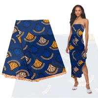 Tissu en gros de haute qualité100 % polyester tissu batik double face 100gsm115cmRobe, sac à main, pagne, bandana