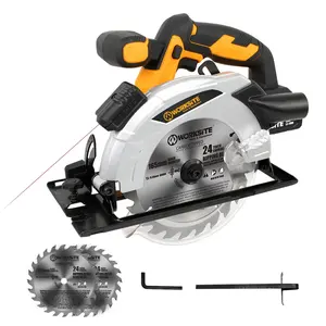 WORKSITE Customized 20V Battery Circular Saw 4000RPM Powerful Portable Woodworking Compact Cordless Circular Saws