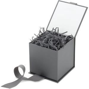 Petite boîte cadeau avec nœud papillon et rembourrage en papier déchiqueté, idéale pour offrir en cadeau et pour d'autres occasions, personnalisable - Product Image 3