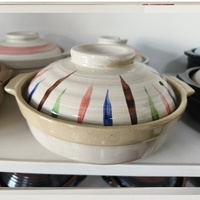Fournisseur chinois, conception personnalisée, casserole en céramique écologique de grande capacité, design japonais, compatible gaz et induction, pour la maison