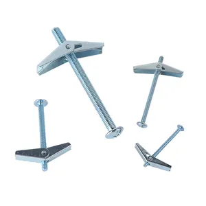 Factory Price Heavy Duty Spring Toggle Bolts Anchors Drywall Anchors For Hanging Heavy Items On Drywall Inserted Bolt Wing Nuts