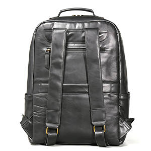 กระเป๋าเป้หนังแท้ผู้ชายลดราคา หนังวัวชั้นแรก พร้อมสายรัดรถเข็น กระเป๋าเดินทางธุรกิจ ความจุขนาดใหญ่ ใส่แล็ปท็อปได้ - Product Image 3