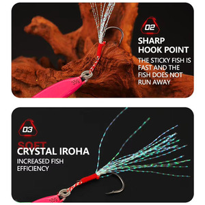Leurre métallique Alpha 35g pour jigging vertical à lancer lent, appât pour la pêche <span class=keywords><strong>en</strong></span> <span class=keywords><strong>mer</strong></span> <span class=keywords><strong>en</strong></span> bateau, leurre lesté à coulée rapide - Product Image 6