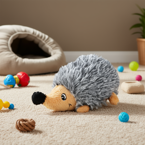 Juguete de Peluche de Erizo de 12 cm, Juguete Interactivo para Mascotas - Product Image 3