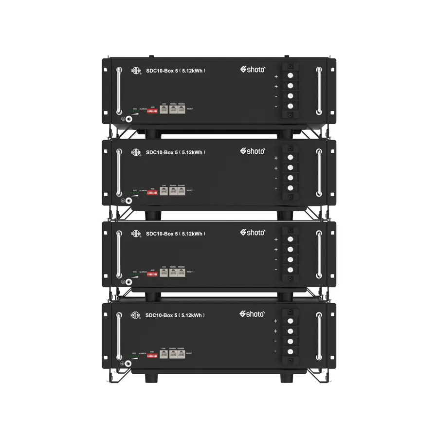 低電圧LiFePo4バッテリーパックChinashoto 51.2V 100Ah Stackabeleソーラーバッテリーホームエネルギー貯蔵システム