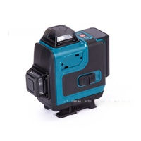 Niveau laser à faisceau vert de haute qualité, portable, 16 lignes, auto-nivelant, niveau laser 360 avec récepteur, trépied