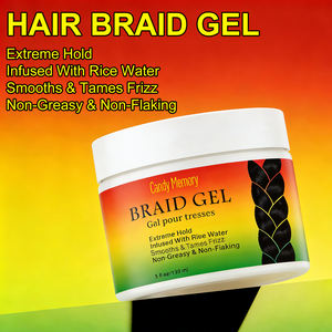 Gel Coiffant Tressé à Marque Blanche Formule Eau de Riz Fixation Extrême Personnalisable Non Gras et Non Écaillant - Product Image 3