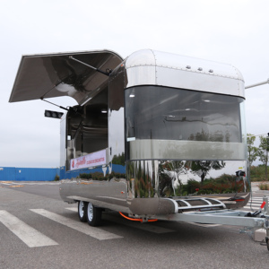 Remolque de Comida Móvil para Venta Ambulante, Camión de Comida Rápida Comercial Totalmente Equipado con Sistema de Cocina Completo - Product Image 5
