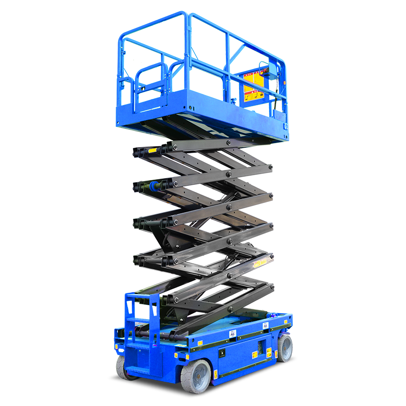CE Certified 8m 10m 12m Self Propelled Scissor Lift WEMET Brand Electric Mobile Hydraulic Aerial Lift Platform For Outdoor Work