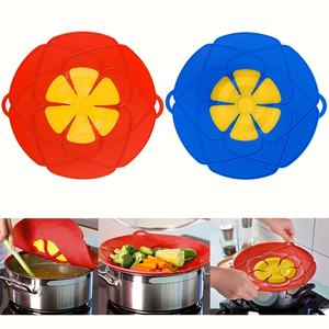 <span class=keywords><strong>Tapa</strong></span> de tapón de silicona 2 en 1 para derrames, utensilios de cocina, <span class=keywords><strong>tapa</strong></span> multifunción para sopa de cocina, <span class=keywords><strong>tapa</strong></span> a prueba de derrames para olla, <span class=keywords><strong>tapa</strong></span> para <span class=keywords><strong>sartén</strong></span>, herramientas de cocina - Product Image 2