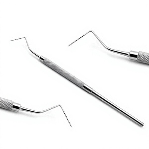 Sonde dentaire manuelle William à extrémité unique en acier inoxydable avec poignée ergonomique pour un examen parodontal précis - Product Image 1