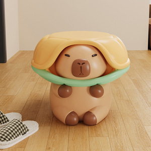 Niedlicher Capybara-Schuhhocker, Wohnzimmer-Bodendekoration, Eingangsbereich-Deko, Einweihungsgeschenk - Product Image 1