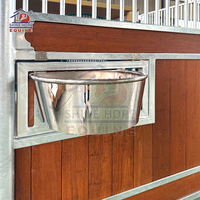 Mangeoire cheval en acier inoxydable pour animaux chevaux, accessoires stable, grange cheval
