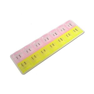 Venta al por Mayor 2024, Estuche para Pastillas de 7 Días, Caja con 14 Compartimentos, Pastillero de Plástico - Product Image 1