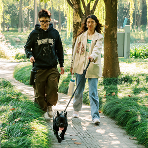 Everich 2 in 1 40 oz özel LOGO paslanmaz çelik vakum yalıtımlı evcil kediler mama besleyici köpek bağırsak ile 40 oz köpek su şişesi - Product Image 2