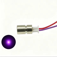 Module de diode laser violette 405 nm 5 mW à prix d'usine CE RoHS pour assemblage de pointeur laser, lumière bleue-violette stable, garantie 1 an