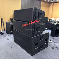 Altavoz Line Array Activo de 3 Vías HDL 50A 4K Doble de 12 Pulgadas y 8000W, Potente Sistema de Sonido Amplificado, Audio Profesional para Exteriores