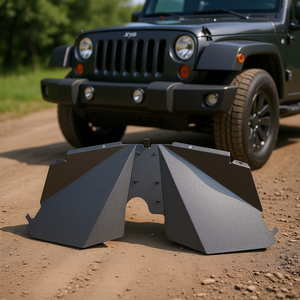 Guardabarros de Acero Atornillables, Revestimiento Interior del Guardabarros, Cubierta de Rueda Resistente a Arañazos para Jeep JK JKU de 2 y 4 Puertas - Product Image 2