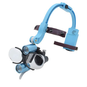 Lupas Dentales Binoculares con Luz de 5W, Lupas de Acero Inoxidable para Laboratorio de Odontología - Product Image 2