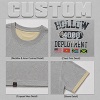 Camiseta de manga corta transpirable y fresca para hombre, personalizada, de doble capa, con estampado de letras, nueva colección de verano.