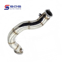 Downpipe N54 de haute qualité SQS OEM/ODM pour BMW E82 E88 E90 E91 E92 E93 N54 2007-2013 RHD LHD en acier inoxydable de 3 pouces