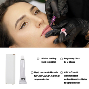 Máquina de Maquillaje Permanente de Nuevo Material para Tatuajes, Crema Blanca para Labios y Cejas, Suministros de Microblading, Marca Tattoo Factory Bishop - Product Image 3