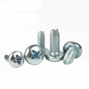 M3 M4 M6 Phillips Pan kafa Trilobular iplik haddeleme vida galvanizli tri-lobular iplik kendini vurarak vidalar M5 x 16mm