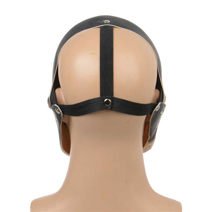 Halloween Skull Mask With Moving Jaw - Latex Full Head Skeleton Mask, Scary Brain Design, Includes Hat