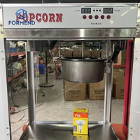 Máquina de palomitas de maíz portátil sobre ruedas Carro de aperitivos móvil para el mercado de agricultores