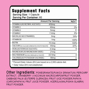 Vente chaude OEM - Personnalisable - Complément alimentaire multi-vitamines pour femmes, soutient la santé et le bien-être général, 23 vitamines et minéraux essentiels - Product Image 3