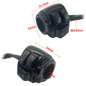 Ensemble de commutateurs de guidon de moto Mochi 25 mm, commande gauche droite pour Harley Cruiser, pièces de modification - Product Image 4